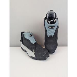 Salomon Cross-Country Ski Boots Size 7 Women's Durable Suede Upper